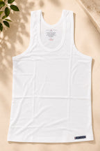 Men’s Premium Cotton Vests, Pack of 3 (White) | Soft, Breathable & Comfortable | Free Home Delivery