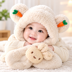 Cute Baby Teddy Winter Cap 🧸